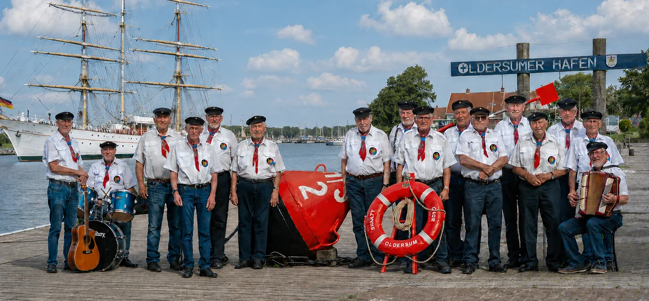 Der Oldersumer Shanty Chor am Hafen 2026